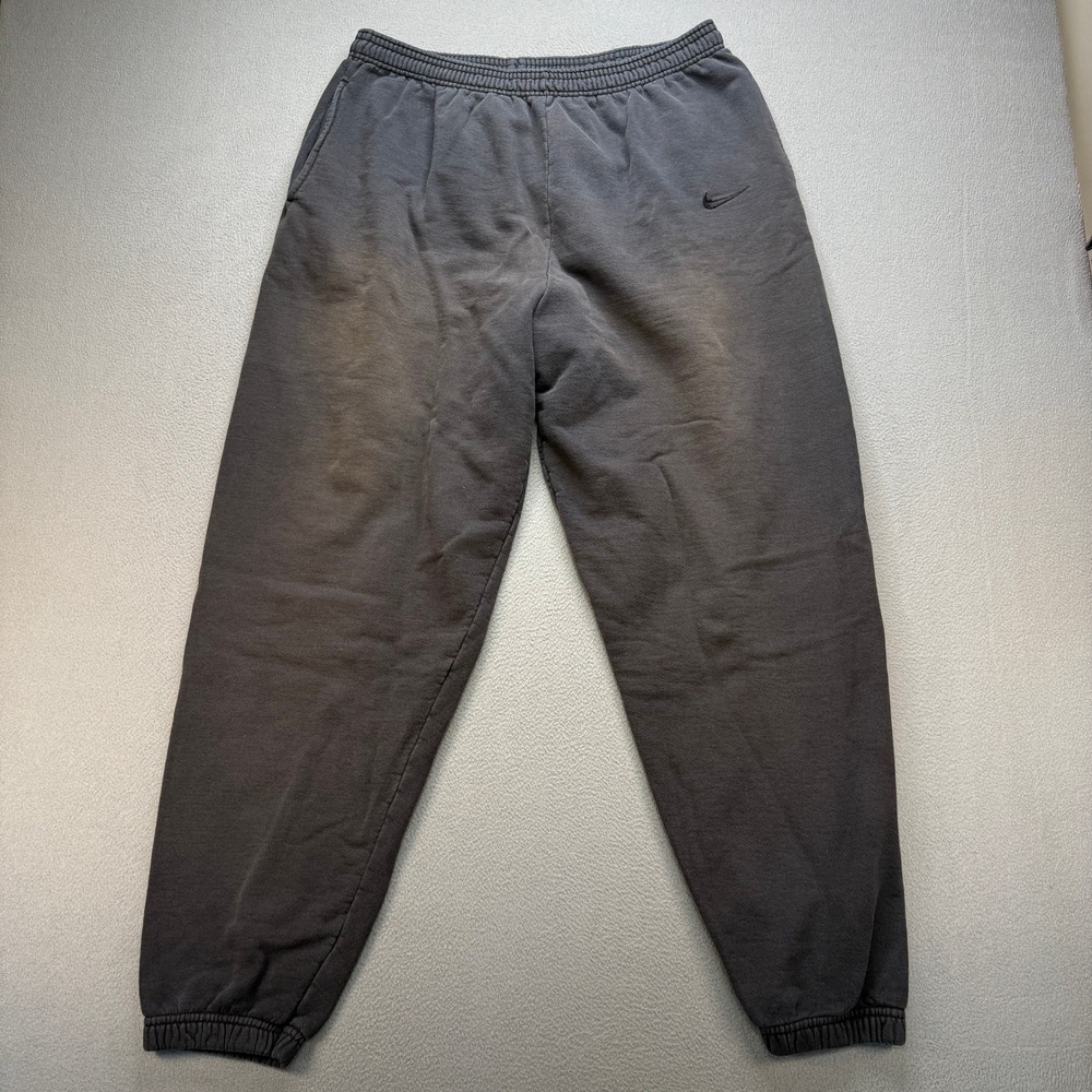 Vintage Nike Sweatpants Mens XL Black Cotton Blend Relaxed Fit 90s Made in USA